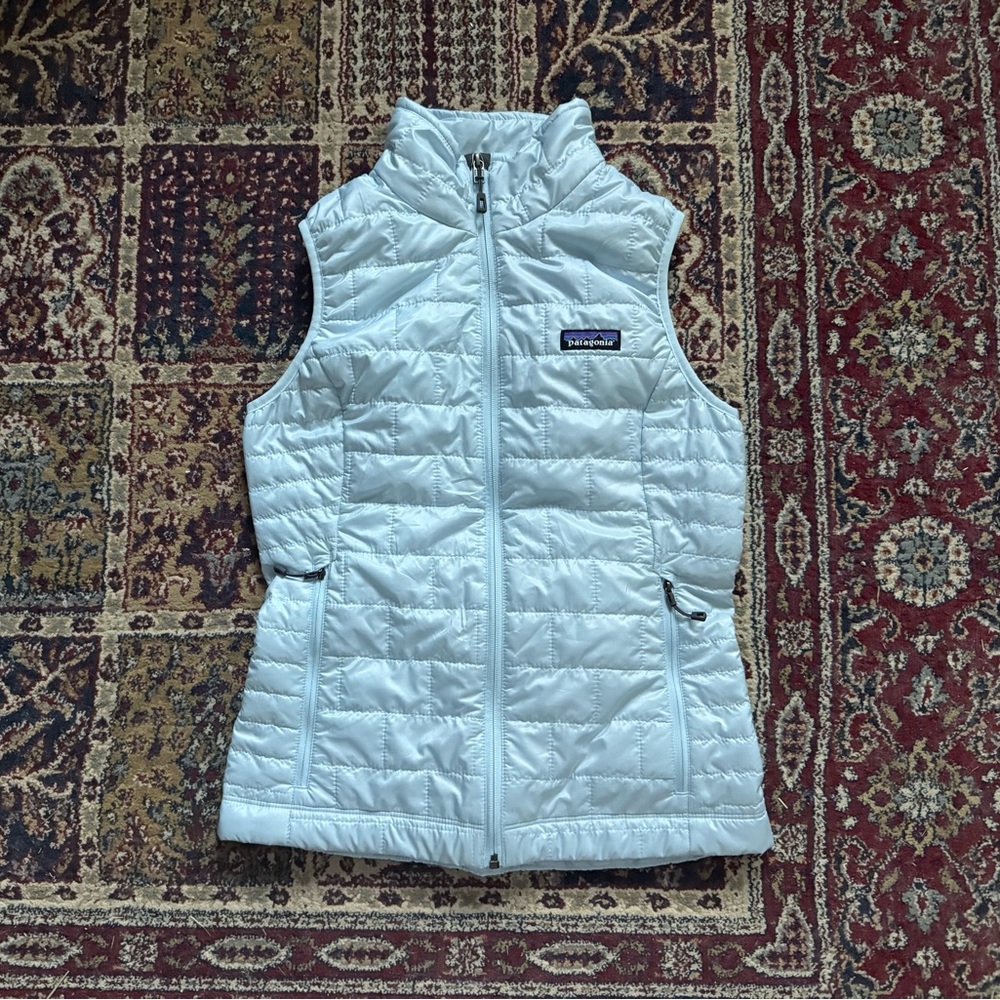 Patagonia Nano Puff Vest Women’s XS Chilled Blue